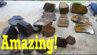 Cutting & Slabbing Rocks From My Western Vacation Part 2 #thefinders #rockhounding
