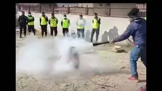 Fire Safety 101: controlling Gas cylinder fire with CO2 & Liquids Fire with AFF foam  @dhanbist5935
