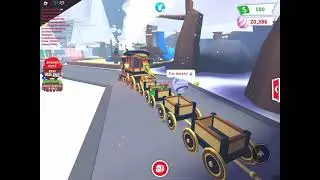 Choo Choo Train Adopt Me Roblox Legendary (driving in the April fools snow & the spring update)