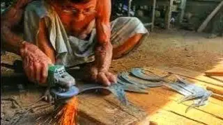 ASMR Traditional Sumatra Sickle Forging | Patient Skilled Blacksmith Craft for Stunning Quality 