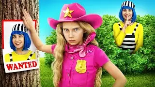 Barbie police adventure with Arina