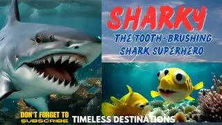 Sharky, the Tooth-Brushing Shark Superhero