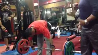 Deadlifts with Kaizzad Sir. at TENZIN'S GYM.