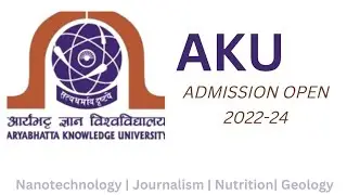 AKU Admission Open | MTech & PHD | Application Process| Elegibility| Seat|  Center For Nanoscience