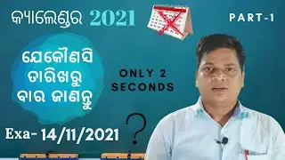 know any date of the year 2021 without seeing the calendar in 2seconds | #calendarmath