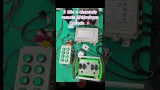Waterproof IP68 4 channels remote control for crane truck send to Canada 🇨🇦