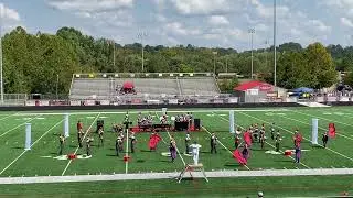 Poca High Marching Dots at Cabell Midland Band Competition 2022