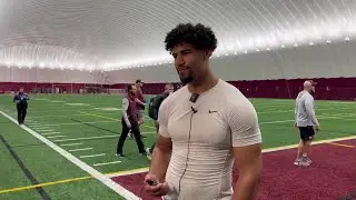 Hayden Harris on Montana Grizzlies pro day