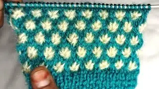 दो रंगों का लाजवाब बेबी स्वेटर डिजाइन/latest and most beautiful  knitting pattern in two colors