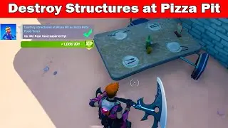 Destroy Structures at Pizza Pit or Pizza Pete Food Truck Locations in Fortnite Chapter 2 Season 5
