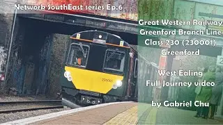Full Journey on GWR Class 230 From Greenford To West Ealing | 大西部鐵路Class 230由格林福德往西伊靈全程行車片段#class230