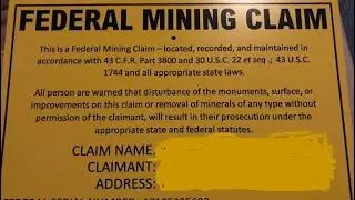 Staking a Gold Claim 101 (Conclusion) Complete Guide to Get You Going! #howtostakeagoldclaim
