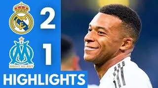 Real Madrid vs Marseille (2-1) Highlights | UEFA Champions League 2025/26