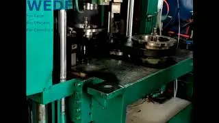 2 rotary stations rotor die casting machine