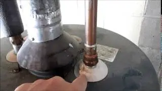 Incorrect water heater draft