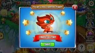 Dragon City | Feed Valentine Dragon | Exclusive Dragon Breeding