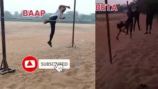 Belly High Jump/baap vs beta ka belly high jump/nitya physical academy