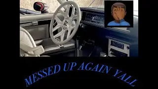 TRIED TO INSTALL SANDMAN DESIGN GAS & BRAKE PEDALS IN THE 1981 CUTLASS ON 24'S. MAN OH MAN🤬🤬🤬