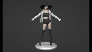 Momo from TWICE 3D Model