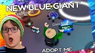 Our RAGING Neon Blue Scarab ✨ Adopt Me DESERT UPDATE ✨ Roblox