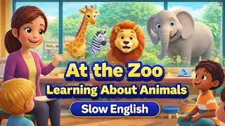Learn About Animals at the Zoo | Slow English