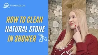 Stone Shower Deep Clean | Removing stains from stone tile