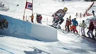 High speed alpine ski competition - Red Bull Skills