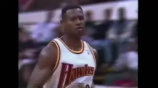 Random Sixers-Hawks '93 Dunk Fest (20 Dunks - Augmon, Weatherspoon, Bradley)