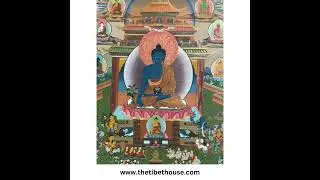 Medicine Buddha - Tibetan deity Artwork | Healing Buddha | Thangka