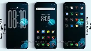 3 новые темы оформления центра управления HyperOS 2 для Xiaomi, Redmi, Poco | 3 лучшие темы Hyper...