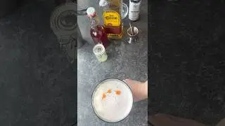Today I&rsquo;m making a tequila sour with raspberry simple syrup! #cocktails #tequilasour