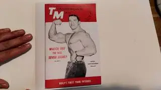 Arnold Schwarzenegger's eighth magazine cover, Tomorrow's man June 1967. Arnold: The Early Years