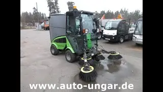 Nilfisk CR 2250 Egholm Bj. 2015 Kehrmaschine 4x4 Perkins Diesel Knicklenkung  www.auto-ungar.de