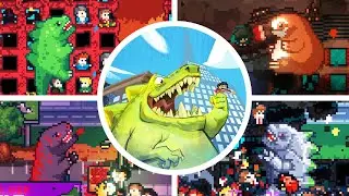 Terror of Hemasaurus - All Bosses + Ending
