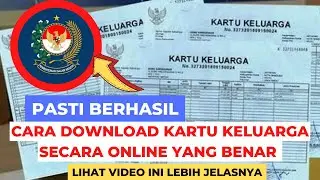 Cara Download Kartu Keluarga (KK) Online dengan Mudah