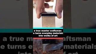 a true master craftsman he turns everyday materials into works of art. #delicous #facts #youtube
