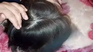 Relaxing ASMR Hair Play to Fall Asleep To | Jade Comb, Hair Braiding, Back Scratching [No Talking]