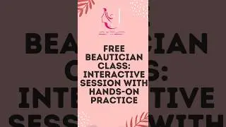 Learn Beauty Skills for FREE! 💅 Hands-On Beautician Class #shorts #beautyclass #makeup #viralshorts