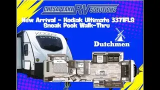 Chesapeake RV Solutions New Arrival a Dutchmen RV Manufacturing Kodiak Ultimate 3371FLS Walk-Thru!