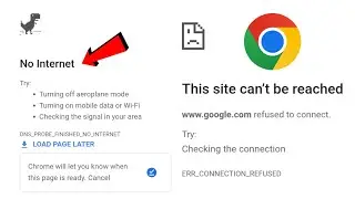 Google Chrome No Internet Connection Problem Solved | Chrome Internet Error Fix