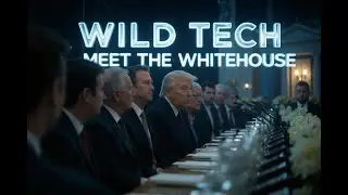 Wild Tech meeting in the white house with Donald and Melania Trump