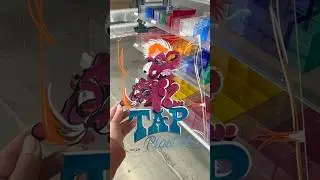 Painting on Clear Acrylic