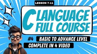 C Programming for beginners | C programming Course in Hindi | Arrays in c | Pointers in c | Part-4