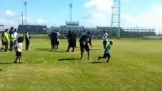 TALLEN PERRY & ALL STARS COMBINE DID A FREE CAMP FOR THE KIDS. SHOT OUT TO MY TEAMMATES FOR THE HELP