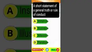 English One Word | MCQ Shorts#ssc #shortfeed