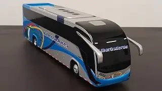 Bus a escala fabricado en madera. Versión RT- BASIC. WhatsApp 316 4249989