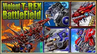 Violent T-Rex BattleField - Android Game Play - 2016 - HD