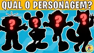 ADIVINHE O PERSONAGEM PELA SOMBRA | QUIZ do MOMENTO