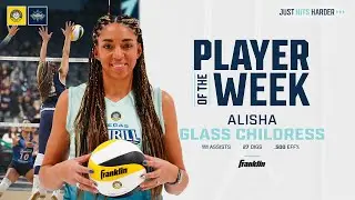 Alisha Glass Childress | Pro Volleyball Federation Player of the Week Presented By Franklin Sports