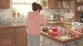 Valentine&rsquo;s Chocolate in the Kitchen | Cozy Lo‑Fi Hiphop for Sweet Baking Time &ndash; Yoru Relax Caf&eacute;